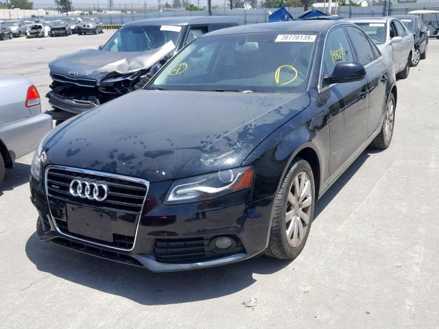 WAULK78KX9N005726 - 2009 AUDI A4 3.2 QUA BLACK photo 2