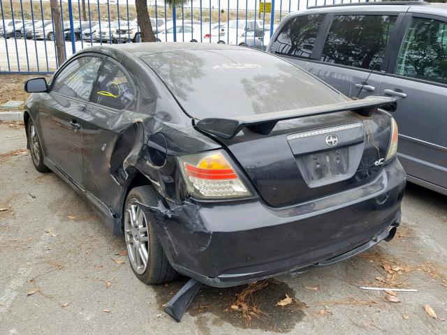 JTKDE177450042375 - 2005 TOYOTA SCION TC BLACK photo 3