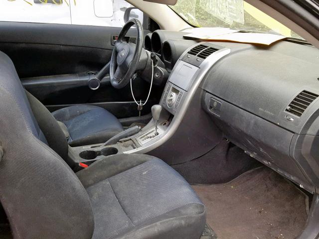 JTKDE177450042375 - 2005 TOYOTA SCION TC BLACK photo 5