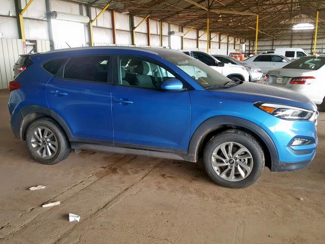 KM8J3CA40HU294983 - 2017 HYUNDAI TUCSON LIM BLUE photo 9