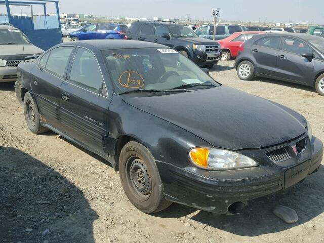 1G2NE52T5XC583187 - 1999 PONTIAC GRAND AM S BLACK photo 1