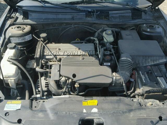 1G2NE52T5XC583187 - 1999 PONTIAC GRAND AM S BLACK photo 7