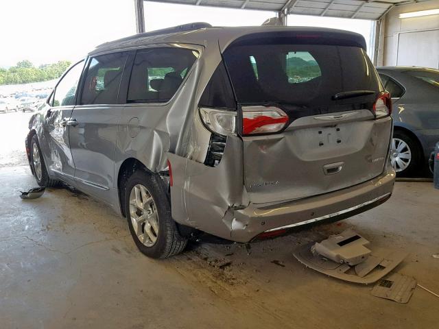 2C4RC1GG5KR667517 - 2019 CHRYSLER PACIFICA L SILVER photo 3