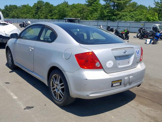 JTKDE177350044053 - 2005 TOYOTA SCION TC 银色 照片 3