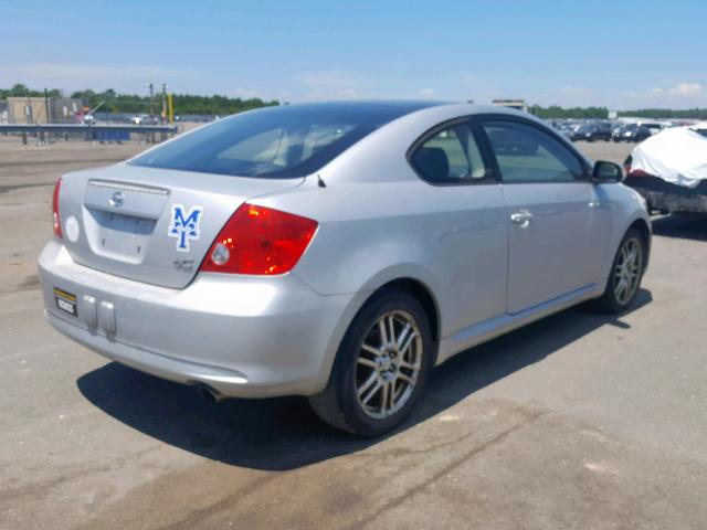 JTKDE177350044053 - 2005 TOYOTA SCION TC 银色 照片 4