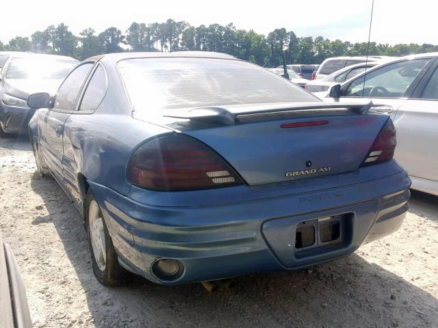 1G2NE12E2XM878851 - 1999 PONTIAC GRAND AM S BLUE photo 3