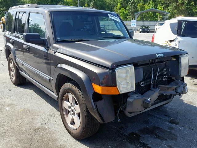 1J8HH48K06C203480 - 2006 JEEP COMMANDER GRAY photo 1