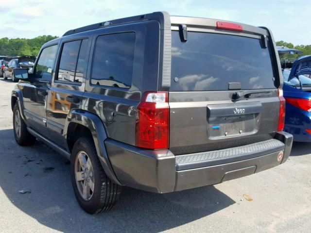 1J8HH48K06C203480 - 2006 JEEP COMMANDER GRAY photo 3