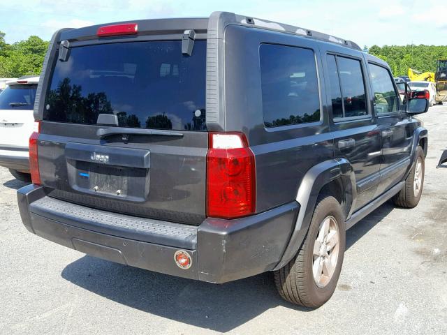 1J8HH48K06C203480 - 2006 JEEP COMMANDER GRAY photo 4