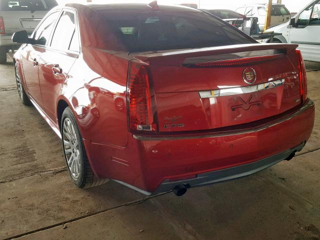 1G6DK5EV9A0121482 - 2010 CADILLAC CTS PERFOR RED photo 3
