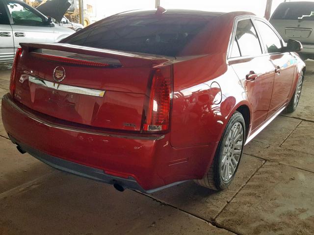 1G6DK5EV9A0121482 - 2010 CADILLAC CTS PERFOR RED photo 4