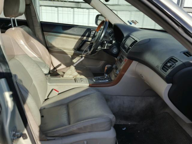 4S4BL84C054203033 - 2005 SUBARU LEGACY OUT TAN photo 5