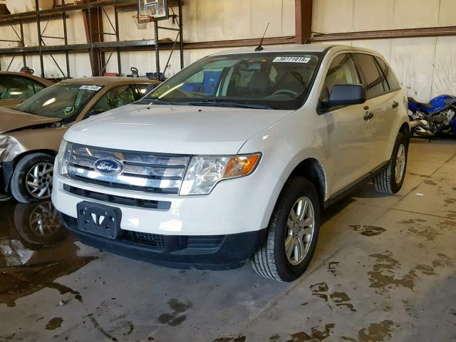 2FMDK3GC4ABB63243 - 2010 FORD EDGE SE WHITE photo 2