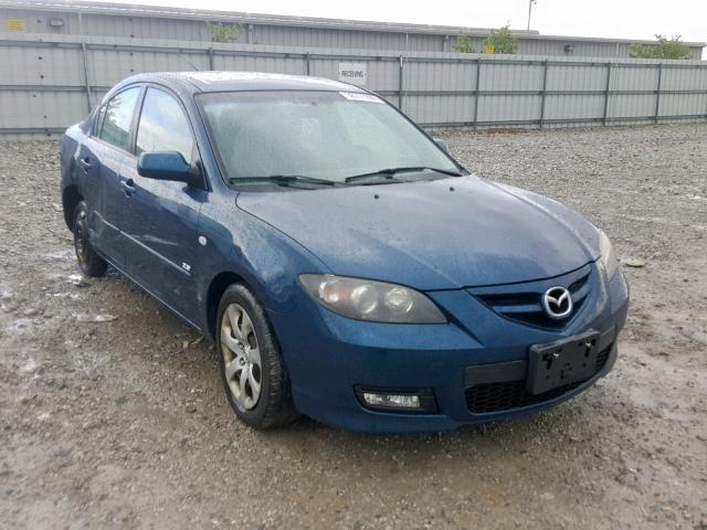 JM1BK323881779505 - 2008 MAZDA 3 S BLUE photo 1