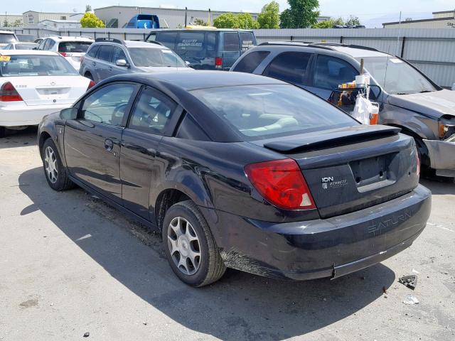 1G8AN12F95Z168987 - 2005 SATURN ION LEVEL BLACK photo 3