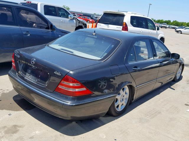 WDBNG70J62A245609 - 2002 MERCEDES-BENZ S 430 GRAY photo 4