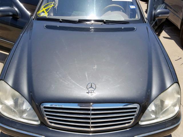 WDBNG70J62A245609 - 2002 MERCEDES-BENZ S 430 GRAY photo 7