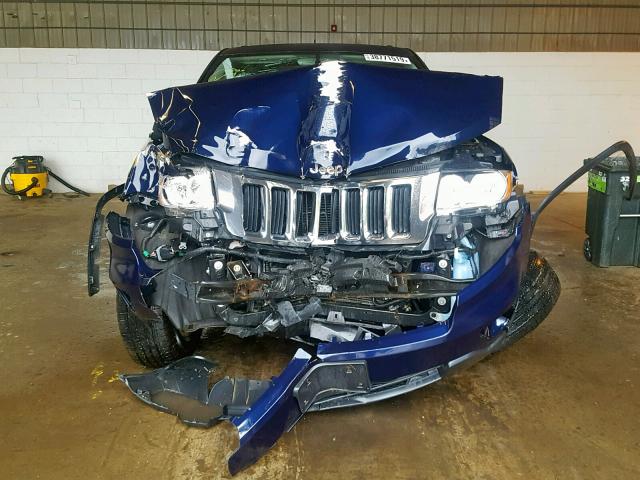 1C4RJFAG5CC293545 - 2012 JEEP GRAND CHER BLUE photo 9