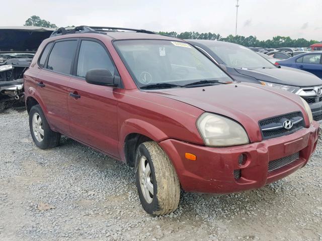 KM8JM12B45U146426 - 2005 HYUNDAI TUCSON GL BURGUNDY photo 1