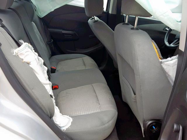 1G1JA6SH7D4127956 - 2013 CHEVROLET SONIC LS 银色 照片 6