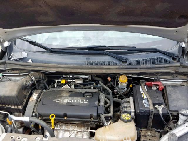 1G1JA6SH7D4127956 - 2013 CHEVROLET SONIC LS 银色 照片 7