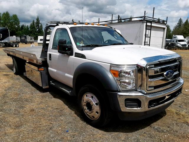 1FDUF5GY0EEB30262 - 2014 FORD F550 SUPER WHITE photo 1