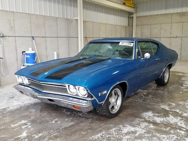 136378K228849 - 1968 CHEVROLET SS BLUE photo 2