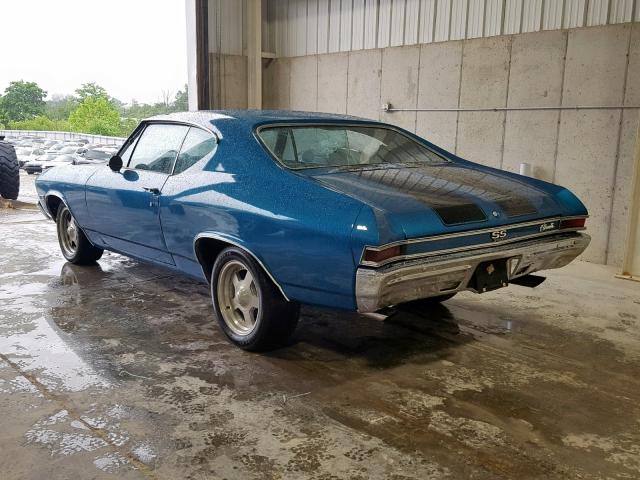 136378K228849 - 1968 CHEVROLET SS BLUE photo 3