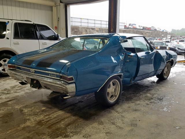 136378K228849 - 1968 CHEVROLET SS BLUE photo 4