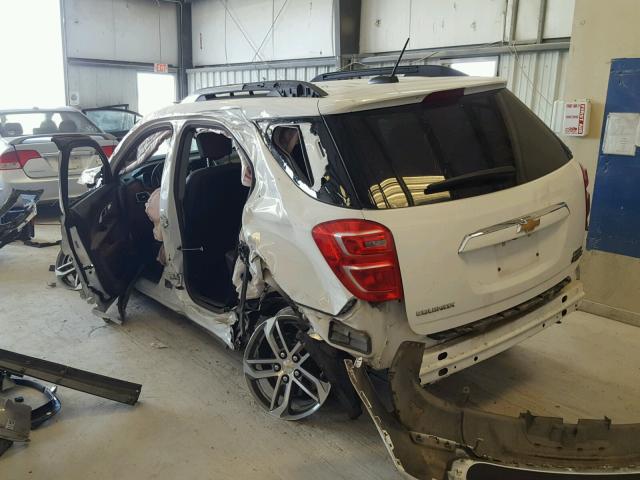 2GNALDEK3H1534131 - 2017 CHEVROLET EQUINOX PR WHITE photo 3