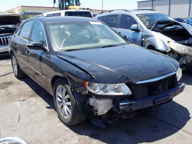 KMHFC46F78A319224 - 2008 HYUNDAI AZERA SE BLACK photo 1