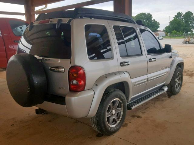 1J4GK38K33W552636 - 2003 JEEP LIBERTY RE SILVER photo 4