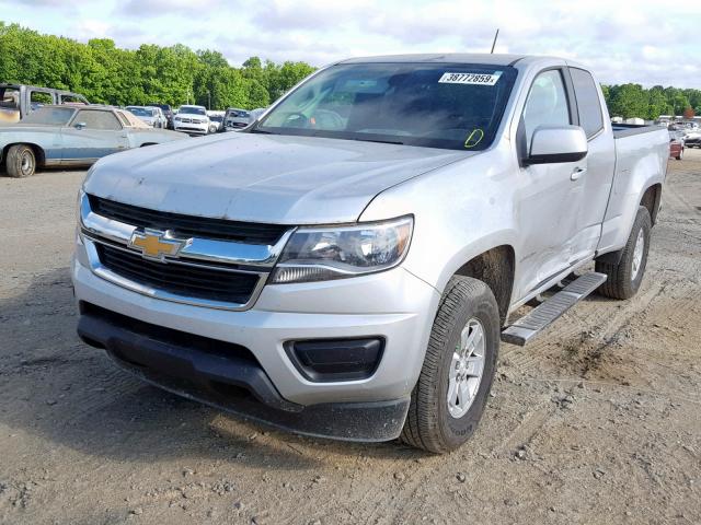 1GCHSBEA0H1316076 - 2017 CHEVROLET COLORADO SILVER photo 2