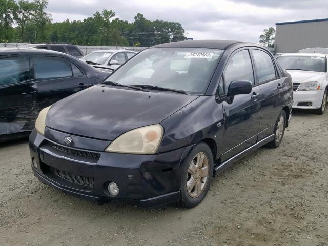 JS2RA41S035170318 - 2003 SUZUKI AERIO S BLACK photo 2