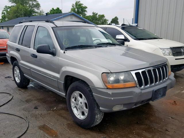 1J4GW38S42C153786 - 2002 JEEP GRAND CHER GRAY photo 1