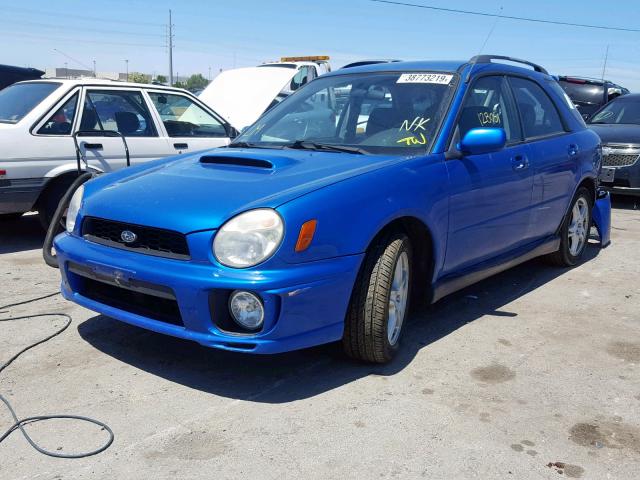 JF1GG29663G801191 - 2003 SUBARU IMPREZA WR BLUE photo 2