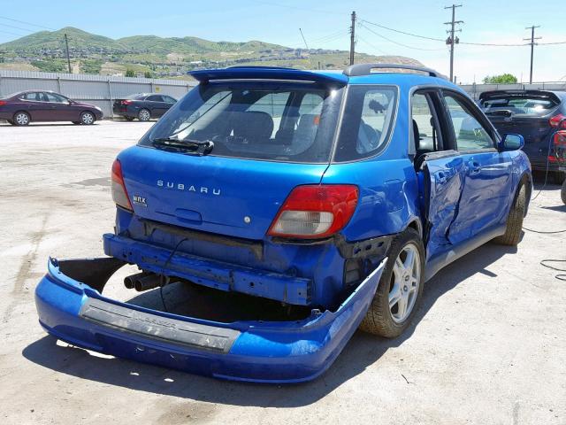 JF1GG29663G801191 - 2003 SUBARU IMPREZA WR BLUE photo 4