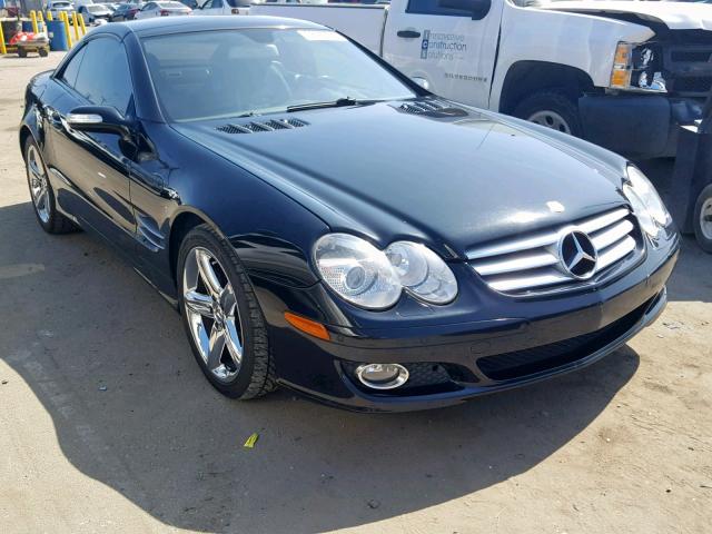 WDBSK71F77F129678 - 2007 MERCEDES-BENZ SL 550 BLACK photo 1