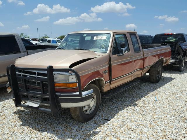 1FTHX25FXSKB97550 - 1995 FORD F250 BROWN photo 2