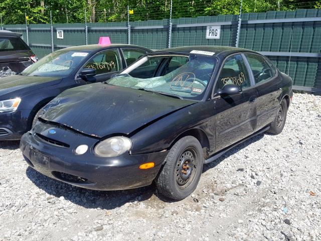 1FALP52U5VA274159 - 1997 FORD TAURUS GL BLACK photo 2