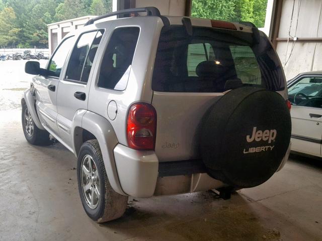 1J4GK58K94W224506 - 2004 JEEP LIBERTY LI SILVER photo 3