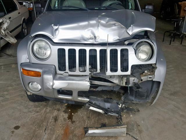 1J4GK58K94W224506 - 2004 JEEP LIBERTY LI SILVER photo 7