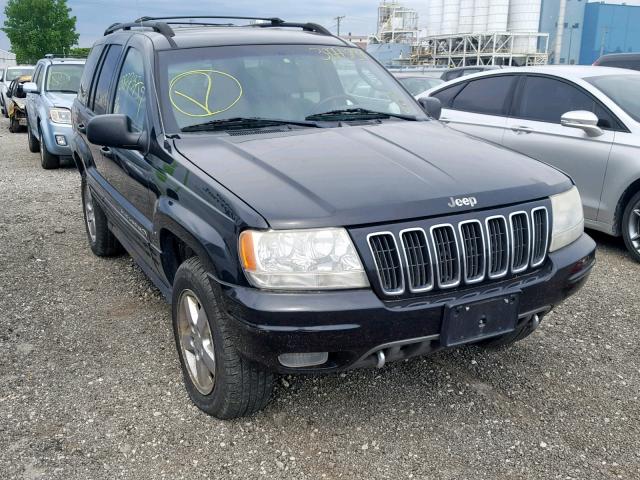 1J8GW68J53C574604 - 2003 JEEP GRAND CHER BLACK photo 1