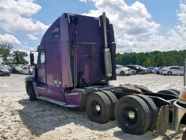 1FUJBBCK04LM88239 - 2004 FREIGHTLINER CONVENTION PURPLE photo 3