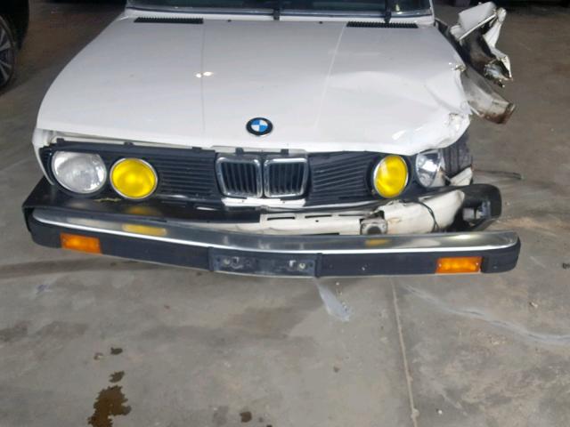 WBADB7408E1193608 - 1984 BMW 533 I WHITE photo 7