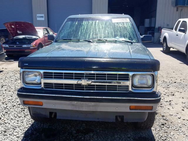 1GNDT13W7N2208507 - 1992 CHEVROLET BLAZER S10 GREEN photo 9