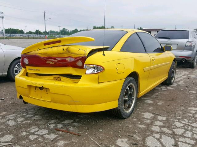 1G1JH12FX47297272 - 2004 CHEVROLET CAVALIER L YELLOW photo 4