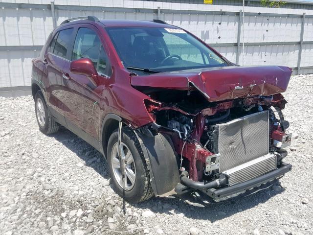 3GNCJLSB6HL276151 - 2017 CHEVROLET TRAX 1LT RED photo 1