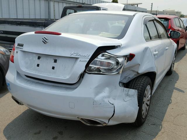 JS2RF9A14B6110332 - 2011 SUZUKI KIZASHI S WHITE photo 4