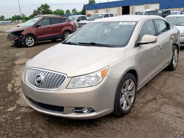 1G4GC5EG3AF117235 - 2010 BUICK LACROSSE C GOLD photo 2